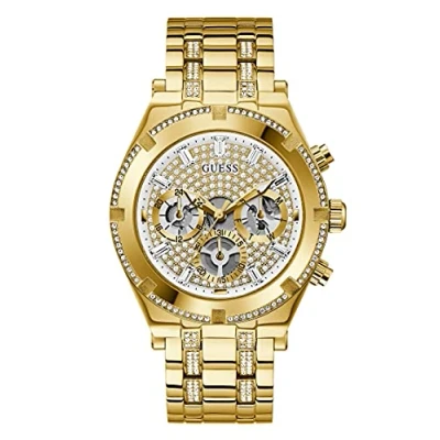 Image of GUESS Men Analog Japanese Quartz Watch with Stainless Steel Strap GW0261G2