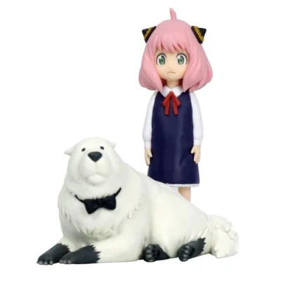 Image of Banpresto Spy x Family Photo Anya Forger &amp; Bond Statue
