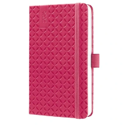 Image of SIGEL J6104 Weekly planner Jolie 2026 1 year approx. A6 Fuchsia pink 2 pages = week hardcover 80 gsm 174 p. FSC certified