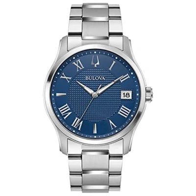 Image of Bulova Wilton 96B386 Men&#039;s Quartz Watch Stainless Steel with Strap, Bracelet