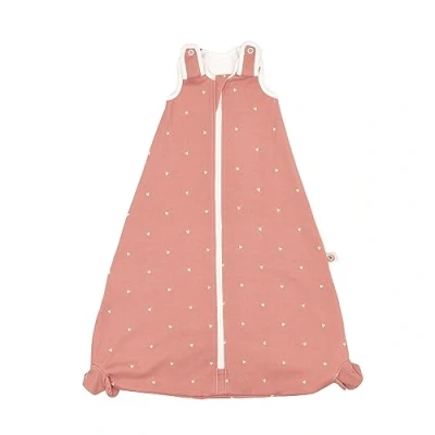 Image of Ergobaby Baby Sleeping Bag 6 18 Month with Feet and Car Seat Belt Slot, On The Move Rose Hearts, 0.5 TOG