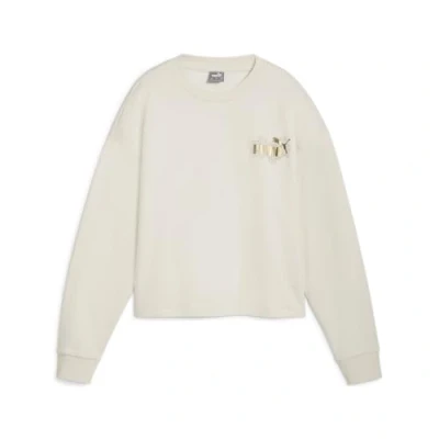 Image of Puma Class ACT CREW Sweatshirt, Women&#039;s, Size: Large, Alpine snow