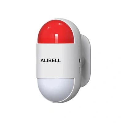 Image of ALIBELL Remote Strobe Siren Alarm Loud Panic Alarm(Battery Operated&amp;USB Charging) Emergency Security for Home/Shop/Factory/School Only 1