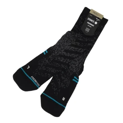 Image of Stance Athletic Crew Socks, Black, Medium