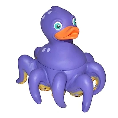 Image of Wild Republic 23206 Rubber Ducks Bath, Kids Gifts, Stocking Stuffers, Water Toys,Purple , Small