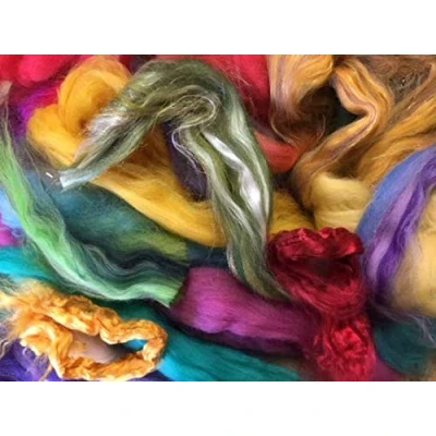 Image of 150 GMS Waste Merino Felting Wool &amp; Fibres for Needle Wet