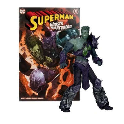 Image of DC Direct Superman Wave 5 Ghost of Zod 18 cm Action Figure (Gold Label) with Comic Book Ghosts Krypton Collectible