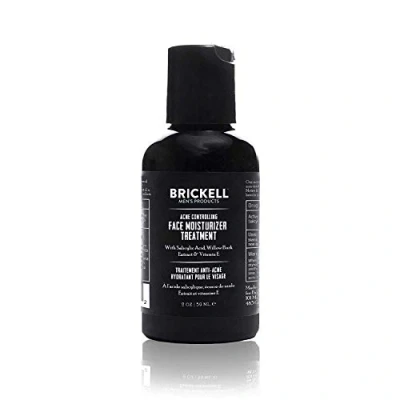 Image of Brickell Men&#039;s Acne Controlling Face Moisturizer Treatment for Men, Natural and Organic to Clear Acne, Even Skin Tone Moisturize Skin, 2% Salicylic Acid, 59 ml