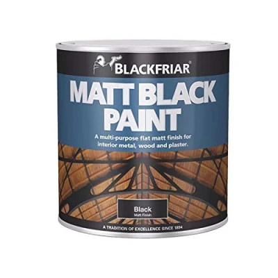 Image of Blackfriar BKFMB125 Matt Black Paint 125 ml