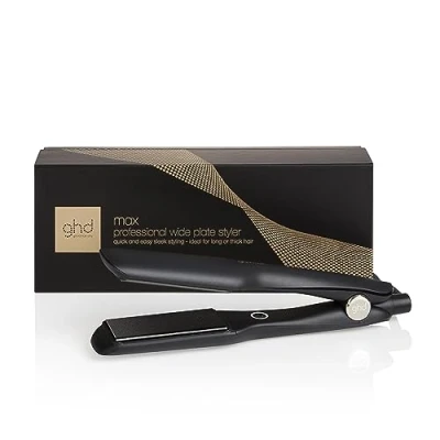 Image of ghd Max Professional Hair Straightener, Wide 1.65&quot; Styling Plates for Quick Easy Styling, Frizz Free, Smooth, Sleek Results