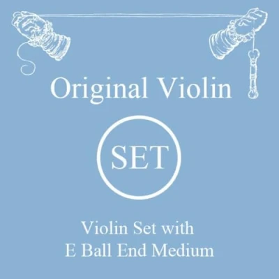 Image of Larsen Violin Strings Original Synthetic, Fibre Core Set with Ball Medium