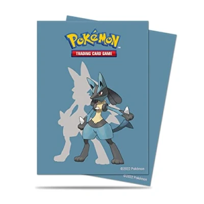 Image of Ultra Pro Standard Deck Protector Sleeves Pokemon Lucario 65pk