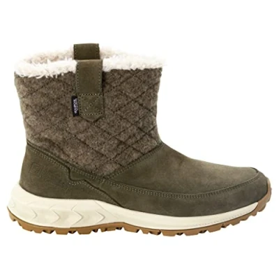 Image of Jack Wolfskin Women&#039;s Queenstown Texapore Boot W Backpacking, Khaki/Grey, 4 UK