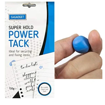 Image of 5 x Large Pack 150gm Strong Reusable Sticky Office Adhesive Putty Poster