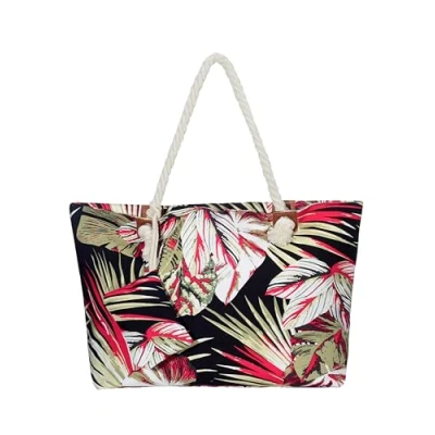 Image of DonDon Large Beach bag for women with zip Waterproof Pool tote bags Life