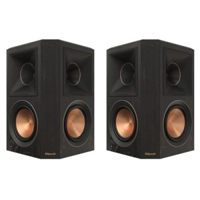 Image of Klipsch RP 502S II Dipole Surround Speakers Ebony
