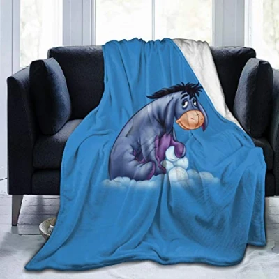 Image of Eeyore Fleece Blanket Super Soft Large Lightweight Cozy Luxury Sofa Bed Throw Flannel
