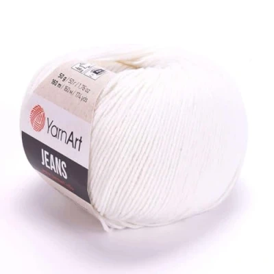 Image of Yarn Art Jeans: Premium Cotton for Crochet &amp; Knitting Variety of Colours Ideal Double Knitting, Worsted Weight, Baby Projects, T Shirt Yarn, More. Colour 1 Pack 5
