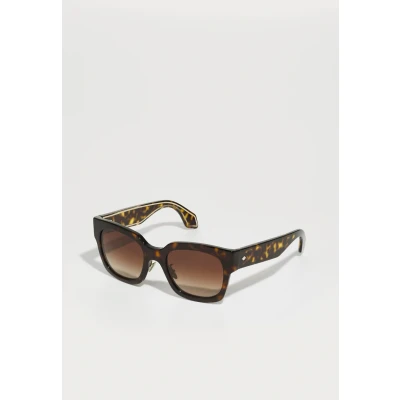 Image of Giorgio Armani Woman AR8223 502613 Sunglasses Acetate Turtle Brown Squared Normal Shaded