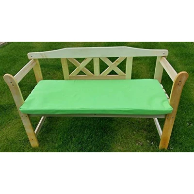 Image of Garden mile® Waterproof Outdoor Bench furniture Pads Cushion Cushions Covers Patio Sofa Pad Seat kitchen Dining Swing Thick (Lime)