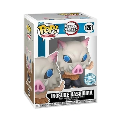 Image of PoP! Animation Inosuke Hashibira Exclusive Vinyl Figure Bundled with a Compatible pop Protector