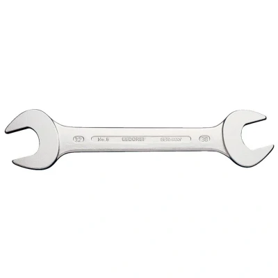 Image of Gedore 6 20X22 20 x 22 mm D3110 Double Open Ended Spanner Silver