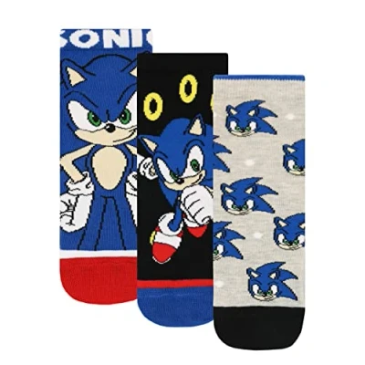Image of SONIC THE HEDGEHOG Boys Socks Multicoloured 13 3