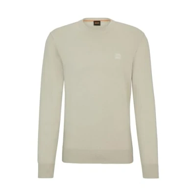 Image of BOSS Kanovano Jumper, Men&#039;s, Size: Medium, Light beige