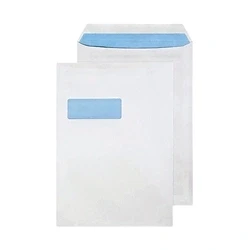 Image of Blake PurelyEveryday C4 90gsm Seal White Window Envelopes (Pack of 50)