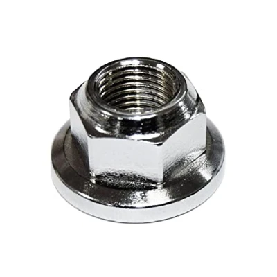 Image of Miche Pista Track Nuts, Silver, 10mm (Rear)
