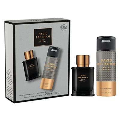 Image of David Beckham Bold Instinct Fragrance Giftset For Him, 50ml Eau De Toilette &amp; 150ml Deo Spray