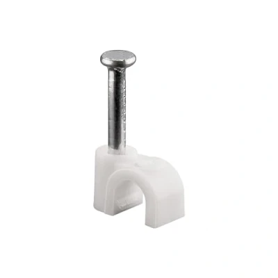 Image of Goobay 17076 cable clip white max. diameter: 4.0 mm