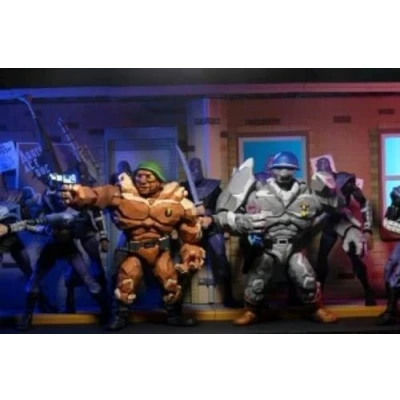 Image of NECA 7 TMNT Cartoon Tragg And Grannitor 2 Pack Figure, Multicolor, 54142