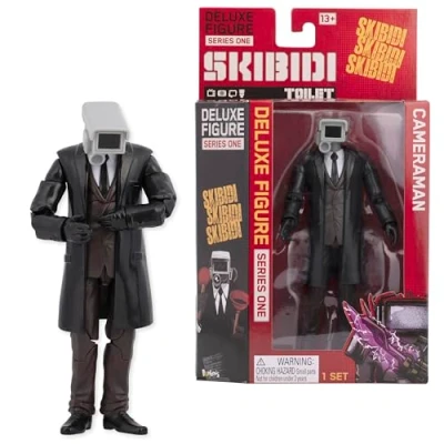 Image of SKIBIDI Toilet Deluxe Figure Cameraman, Collectible Figures, Officially Licensed Merch