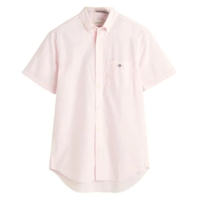 Image of GANT Men&#039;s REG POPLIN SS Shirt Shirt, Light Pink,