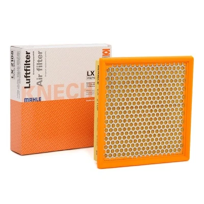 Image of 04861688AA, 04861688AB, 4861688AA, 4861688AB, K04861688AA Air Filter MAHLE ORIGINAL LX 2108 50,2mm 223mm 212,0mm Insert JEEP: GRAND CHEROKEE 4