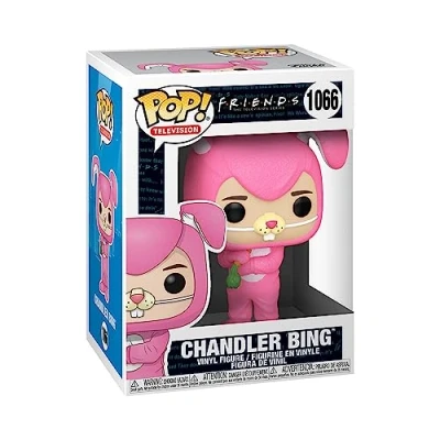 Image of Funko POP! TV: Friends Chandler Bing As Bunny Collectable Vinyl Figure Gift Idea Official Merchandise Toys for Kids &amp; Adults TV Fans Model Collectors and Display