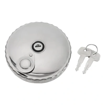 Image of SG Store Truck Fuel Cap Replacement 80mm 3024710130 Metal Cover with 2 keys Compatible Mercedes Benz DAF