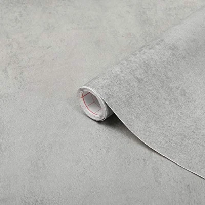 Image of YöL D C Fix Classic Concrete Cement Effect Grey Self Adhesive Film Vinyl 2m x 45cm