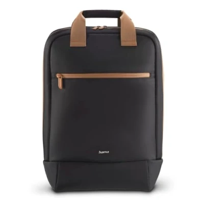 Image of Hama Backpack for Laptop (Laptop Compartment Padded Laptops up to 16.2 Inches, with Front Pocket and Inner Compartment, Ultralight Daypack, Waterproof) Black