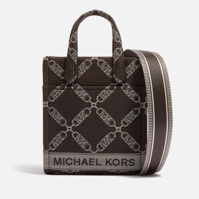 Image of Michael Kors GIGI XS Logo Jacquard Tote Bag