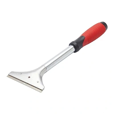Image of ProDec 4&quot; Heavy Duty Long Handle Wall Scraper for Removing Paint, Grout, Adhesive, Wallpaper and More