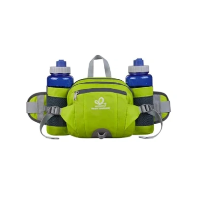 Image of Waterfly Hiking Waist Pack Bum Bag with Bottle Holder Running for Camping Climbing Travel Cycling and Dog Walking (Light Green)