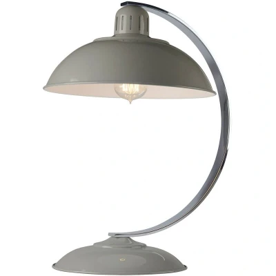Image of Franklin 1 Light Desk Lamp Tarpaulin Grey, E27