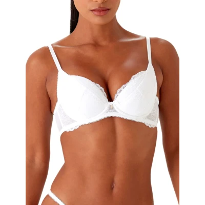 Image of Gossard Superboost Padded Plunge BRA Pushup bra, Women&#039;s, Size: 38FF, White