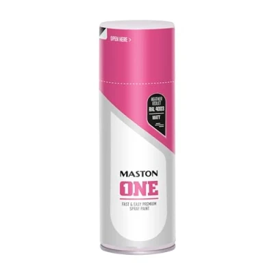 Image of Maston Spray Paint ONE Matt Heather Violet RAL4003 400ml