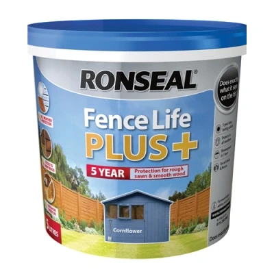 Image of Ronseal Fence Life Plus Cornflower 5L
