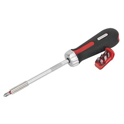 Image of Sealey Premier Fine Tooth Ratchet Screwdriver Set 8pc Platinum Series