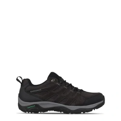 Image of Karrimor Summit Mens Leather Walking Shoes Charcoal 9 (43)