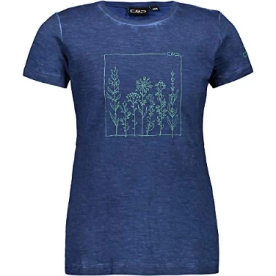Image of CMP Girls&#039; T Shirt Jersey 100% Cotone, Blue, 110